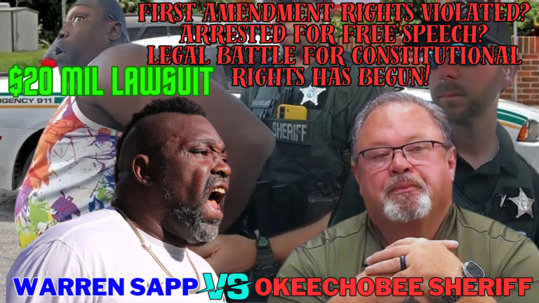 Constitutional Crisis? Warren Sapp arrested for Free Speech?